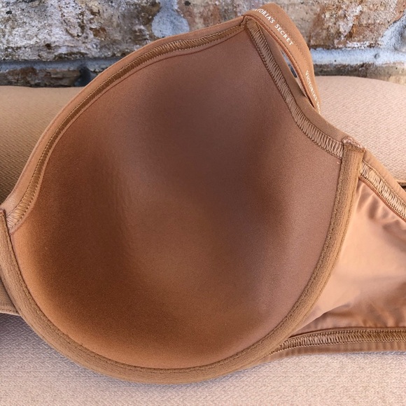 Victoria’s Secret T-Shirt Lightly Lined Full Coverage Tan Bra 40DD - Picture 11 of 16